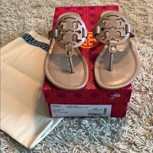 Tory Burch Miller Sandals Size 9- Light Makeup